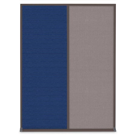 United Visual Products Single Door Radius Corkboard, 36"X36", B UV8002-BLACK-AMETHY